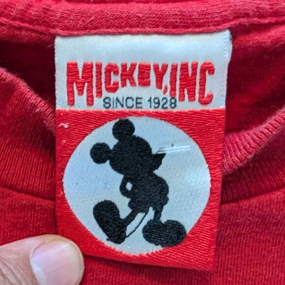 90's Walt Disney World 25th Anniversary Fantasia Mickey T-Shirt - Size L - Picture 4 of 6